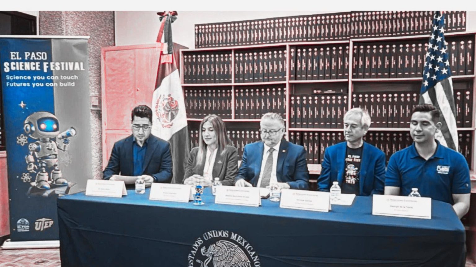 Familias, estudiantes y científicos participan en actividades interactivas durante el El Paso Science Festival 2026 en el Centro de Convenciones de El Paso